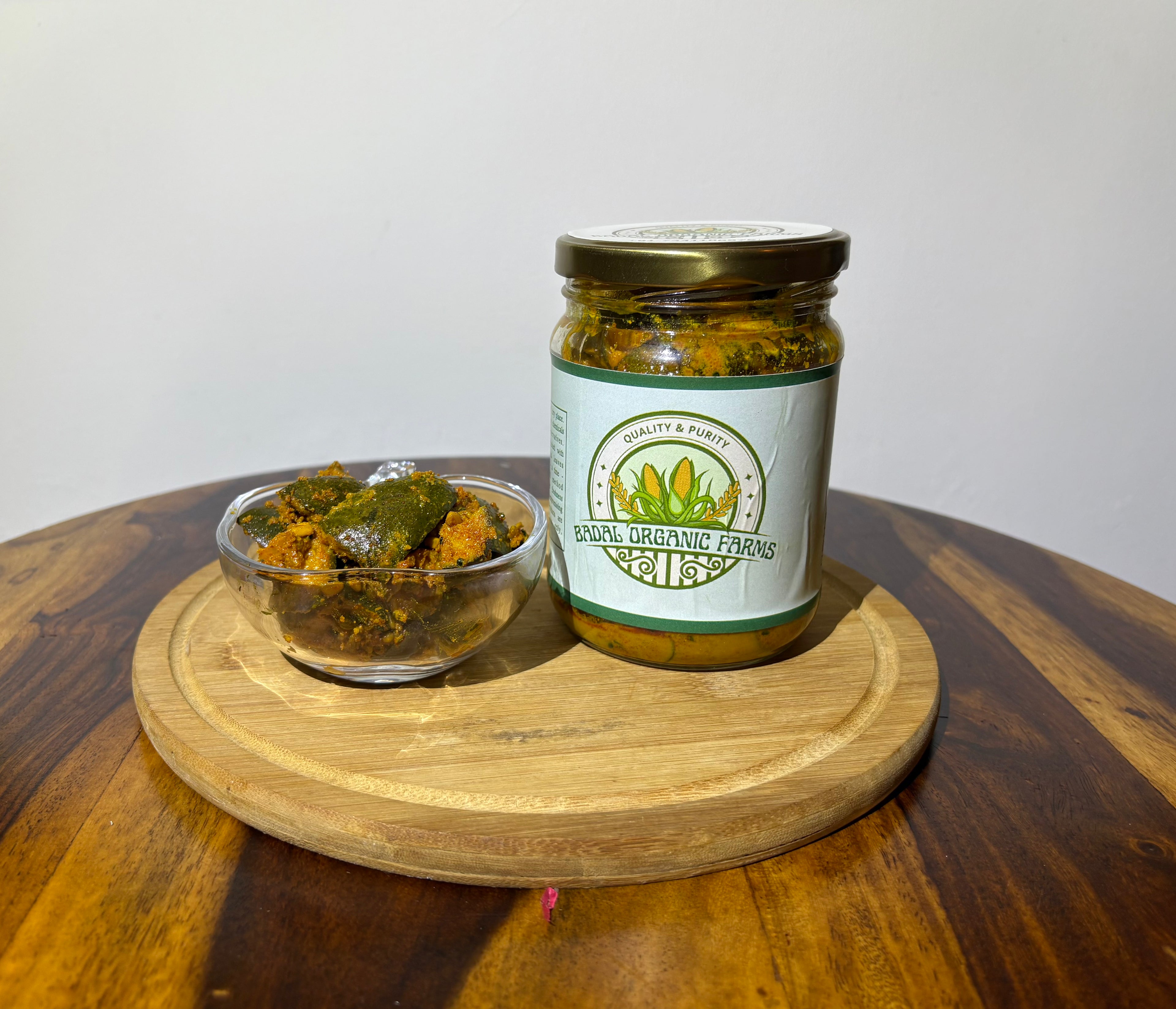 Organic Mango Pickle (500g Glass Jar)